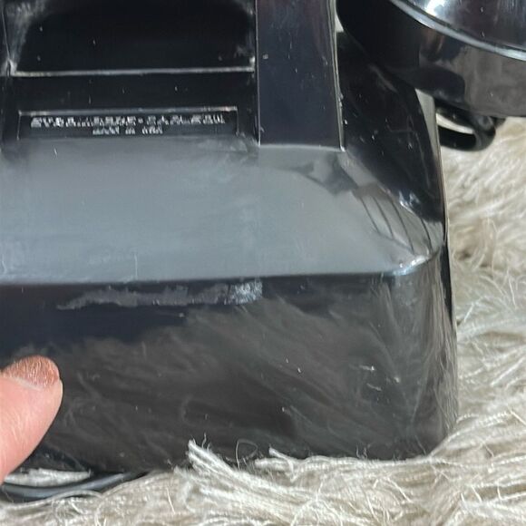 Vintage Stromberg-Carlson USA Untested As Is Black Rotary Desk Telephone - Picture 7 of 17